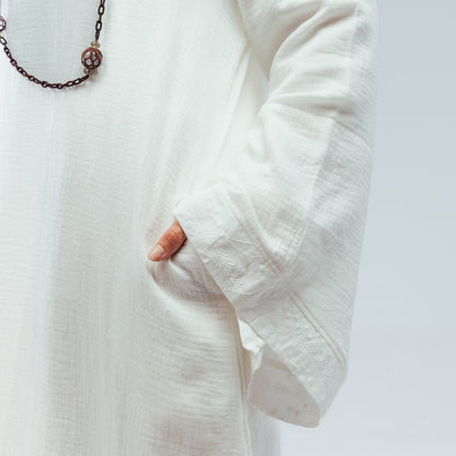 Zahra Abaya - White