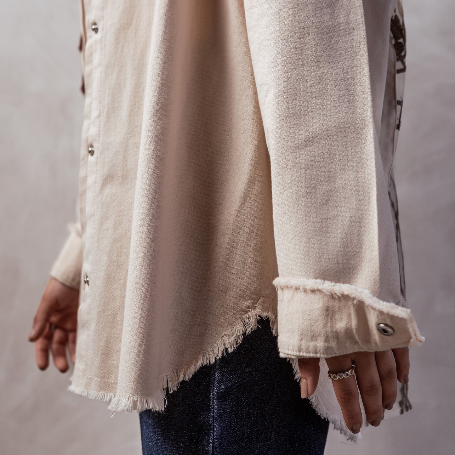 Lace Back Shirt
