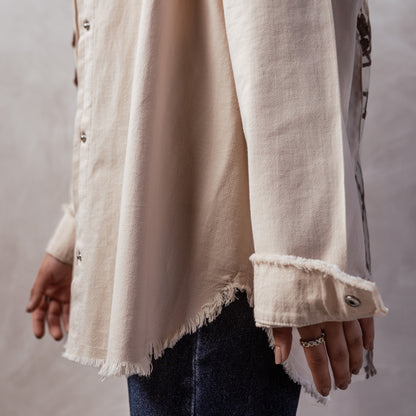 Lace Back Shirt