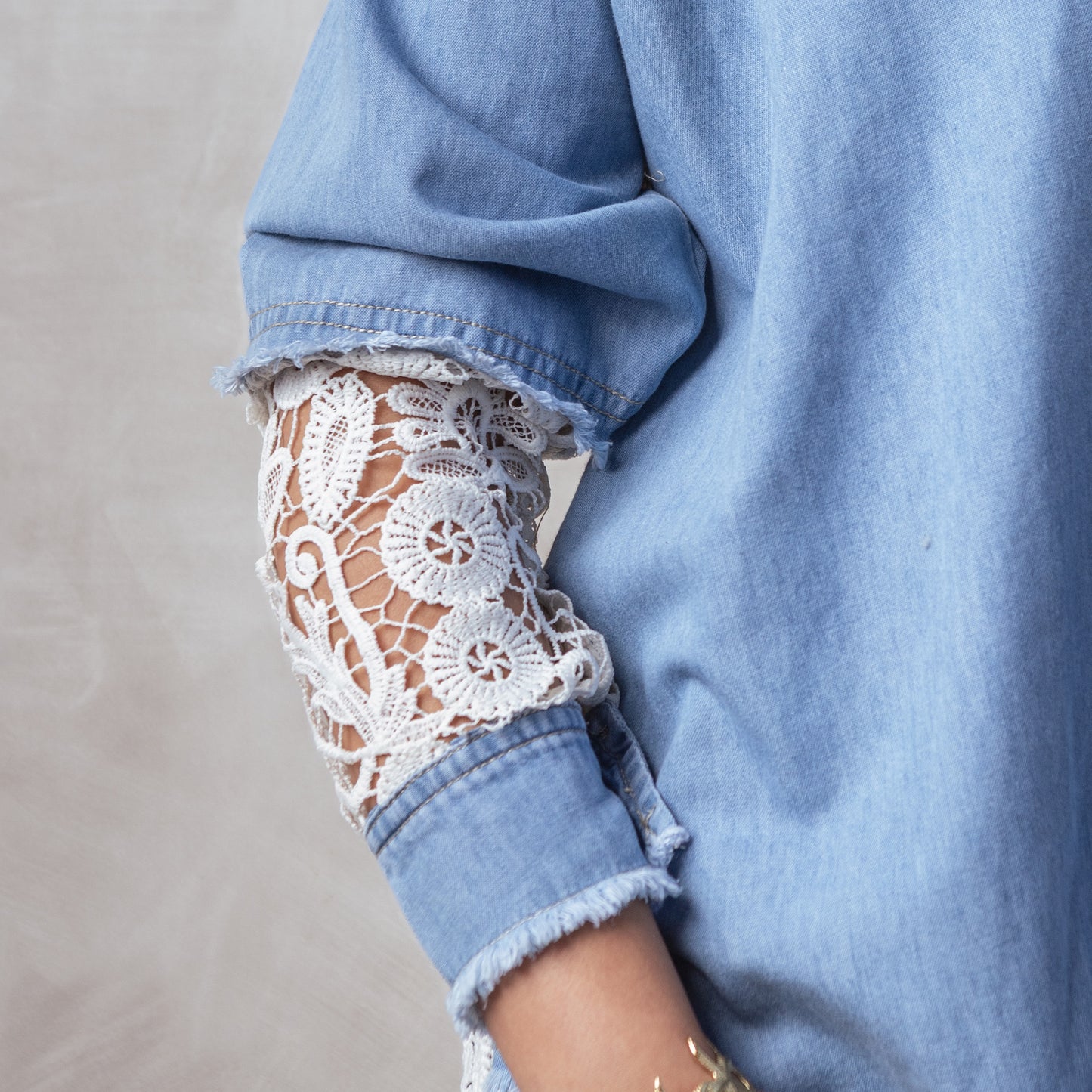 Floral Denim Shirt