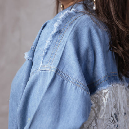Floral Denim Shirt