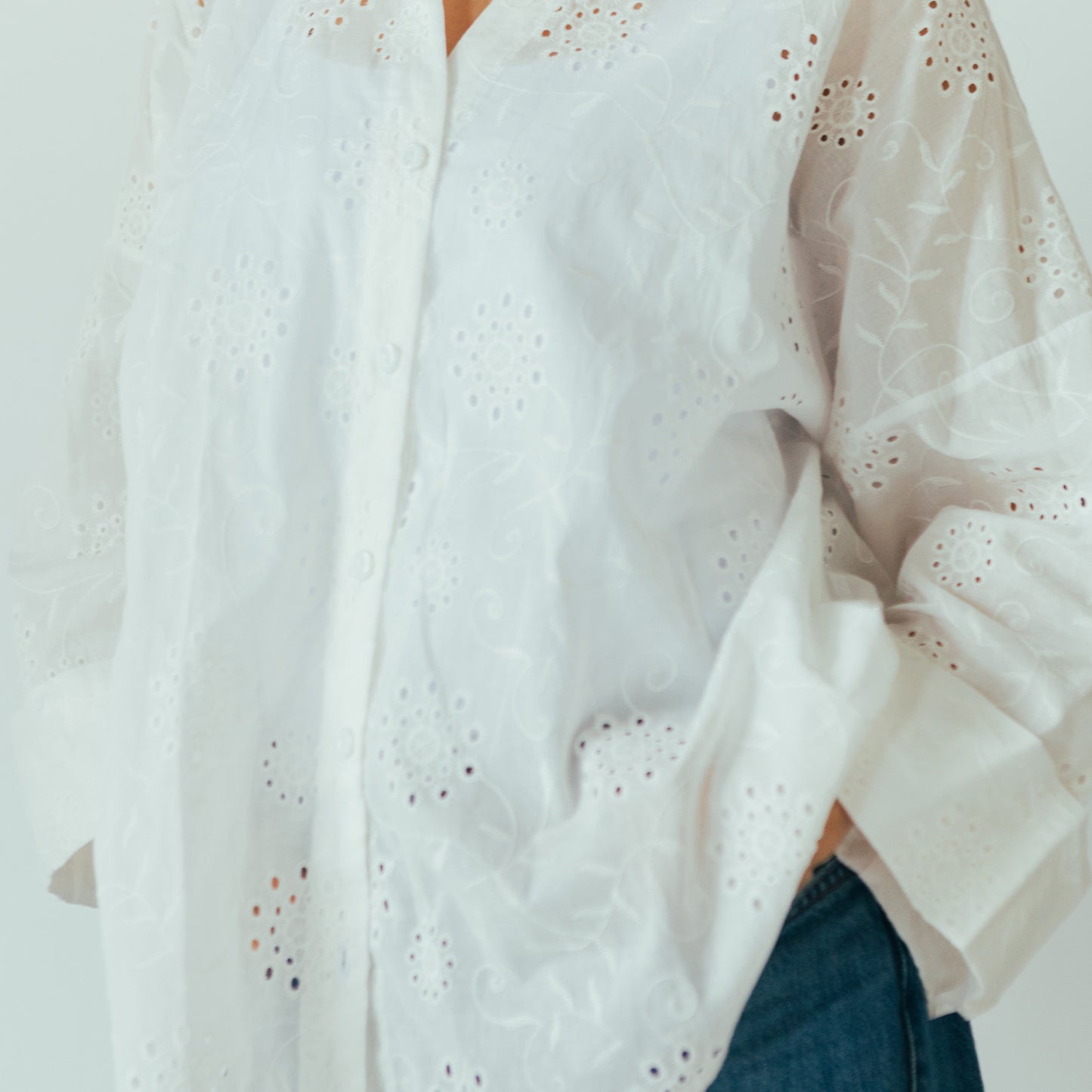 Embroidered Cotton Shirt
