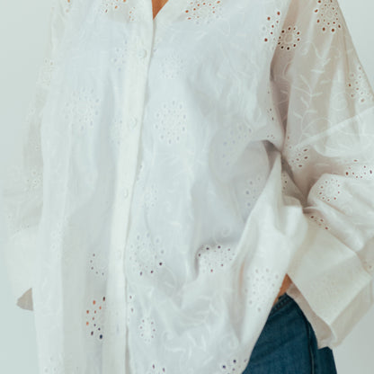 Embroidered Cotton Shirt