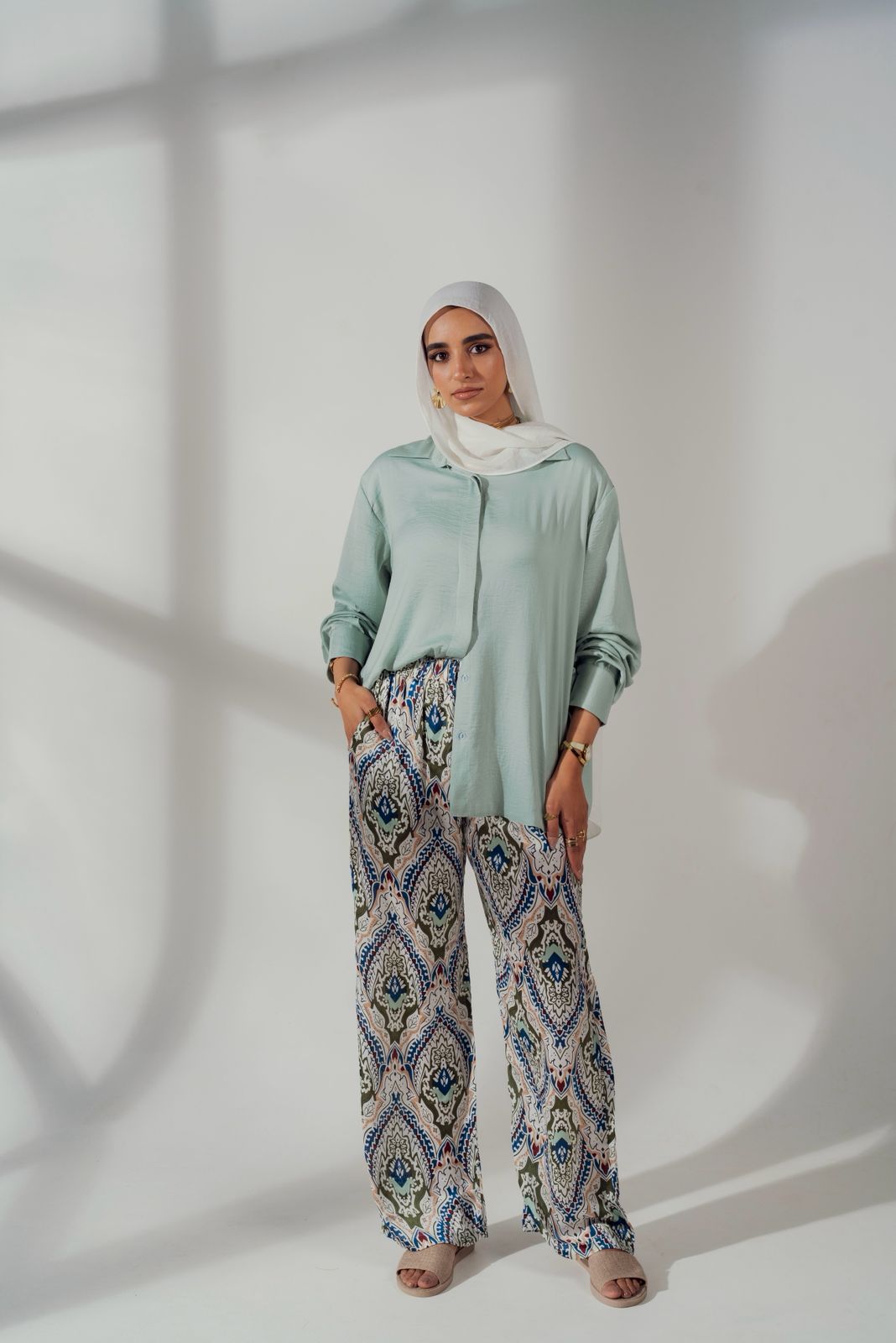 Patterned Pants