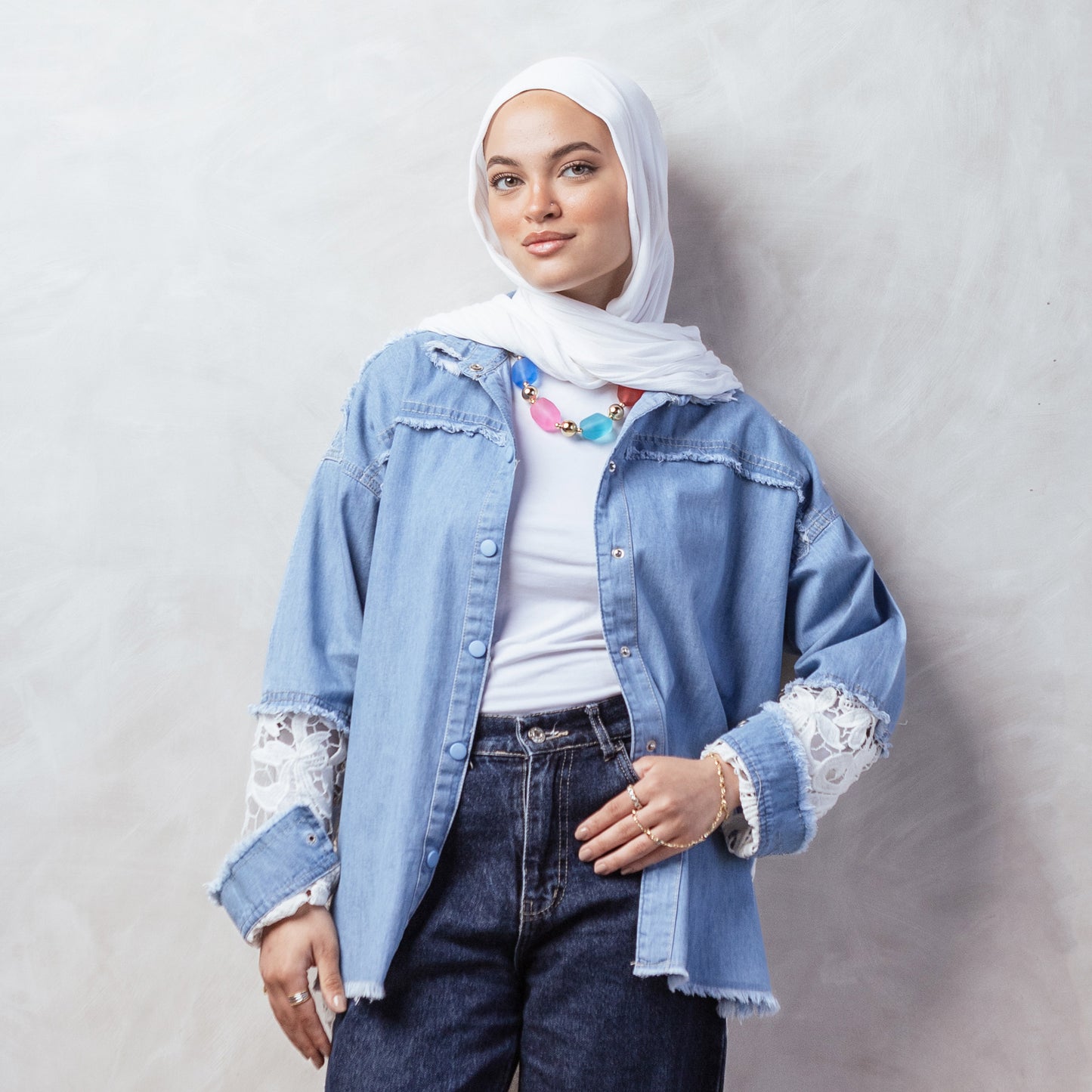 Floral Denim Shirt