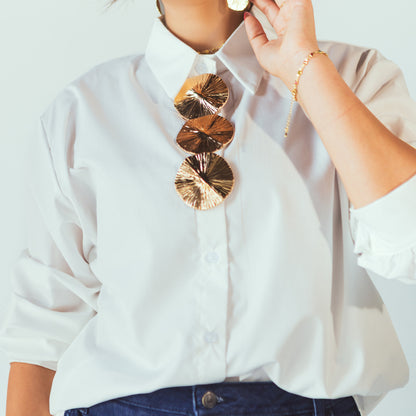 Gold Button Shirt