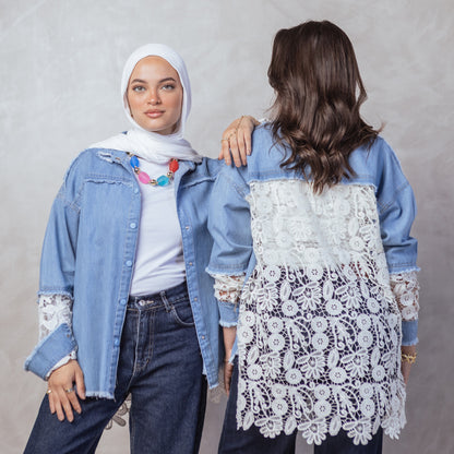 Floral Denim Shirt