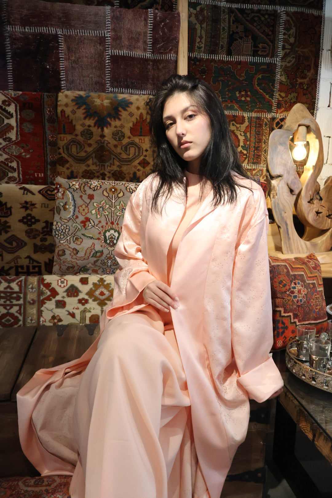 Vela Satin Kaftan