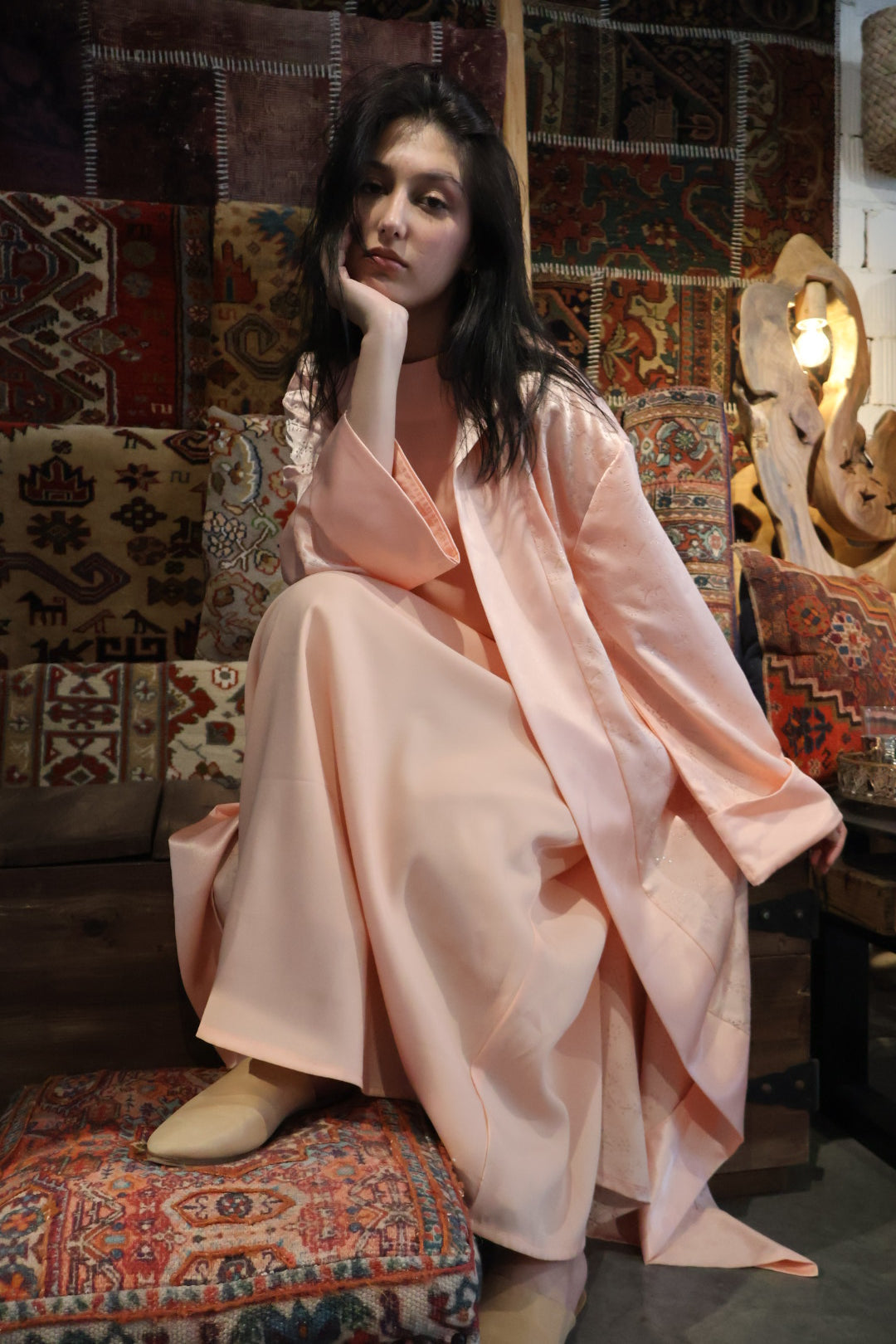 Vela Satin Kaftan