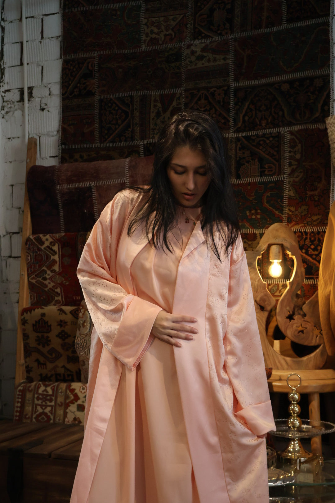 Vela Satin Kaftan