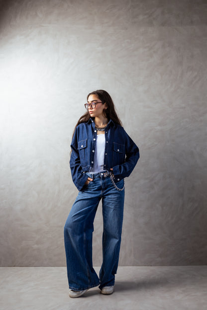 Cropped Denim jacket