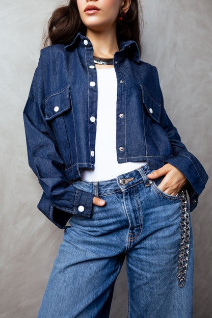 Cropped Denim jacket