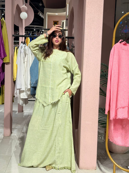 Pure Linen Set - Mint