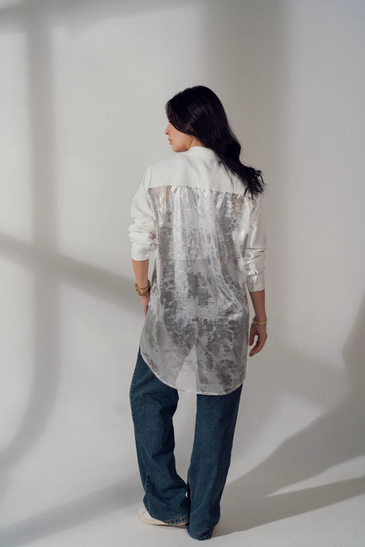 stardust shirt in silver