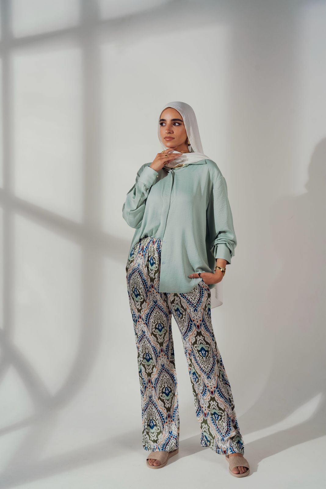 Patterned Pants